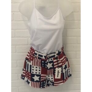 Wrangler Women's Shorts Patriotic High Rise 4th July Flag New Size 0‎ / 25 Waist